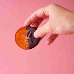 Orange Slice in pure chocolade